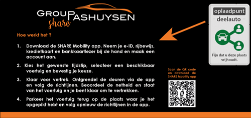 Kies uw deelwagen